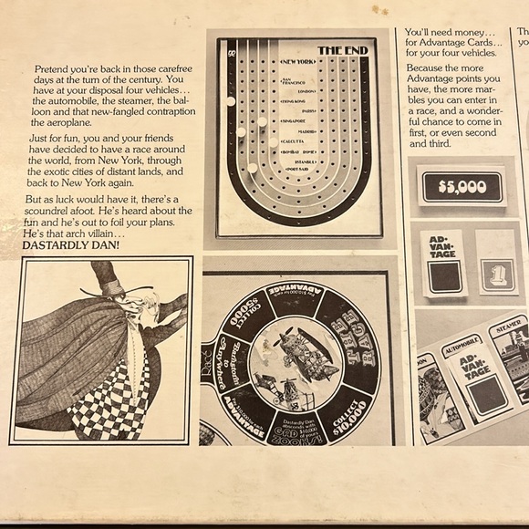 Vintage 1975 The Magnificent Race Board Game by Parker Brothers w/ Dastardly Dan - Picture 4 of 16